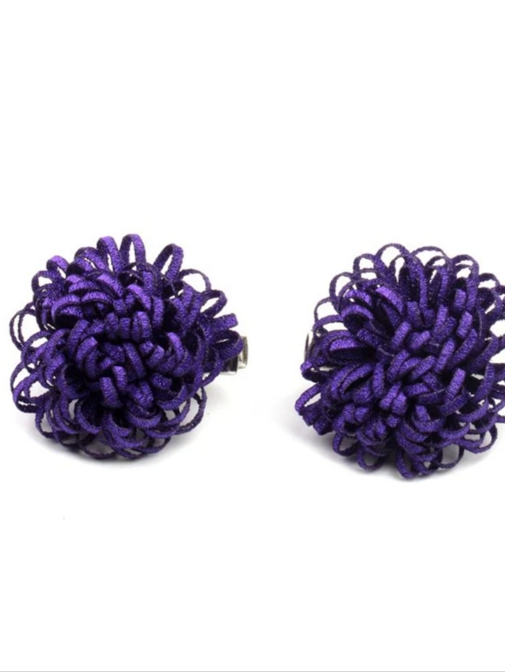 Paparazzi Pretty In Posy Purple Hair Clips New